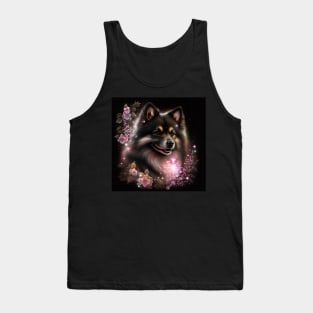 Shimmery Finnish Lapphund Tank Top